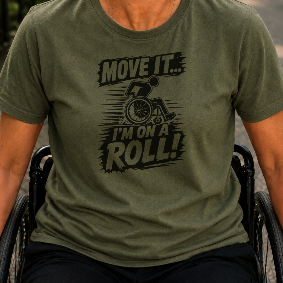 Printify T-Shirt Military Green / S Move It T-Shirt Move It T-Shirt