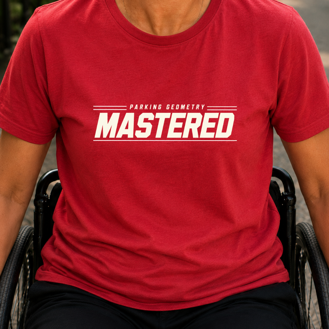 Printify T-Shirt Red / S Mastered T-Shirt Mastered T-Shirt
