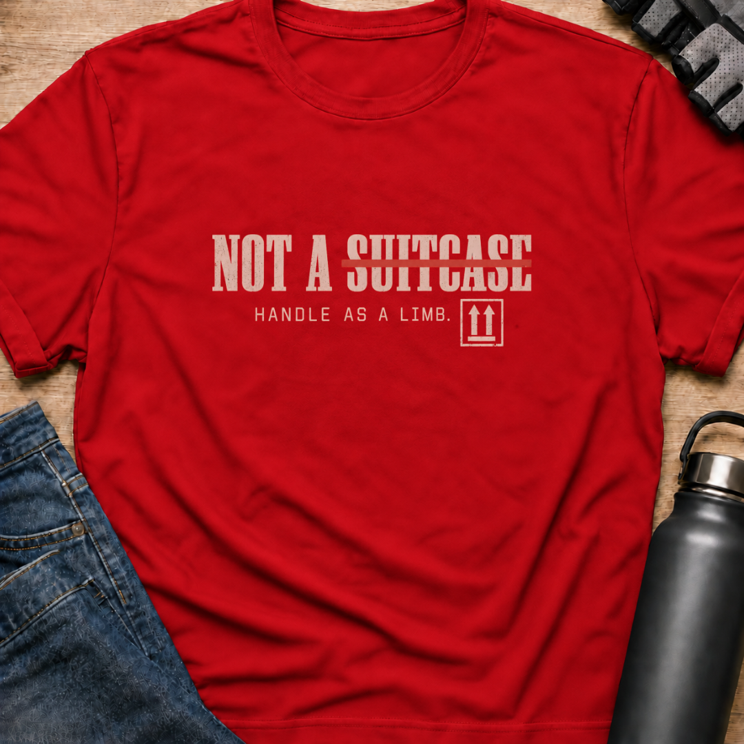Printify T-Shirt Red / S Not A Suitcase T-Shirt Not A Suitcase T-Shirt