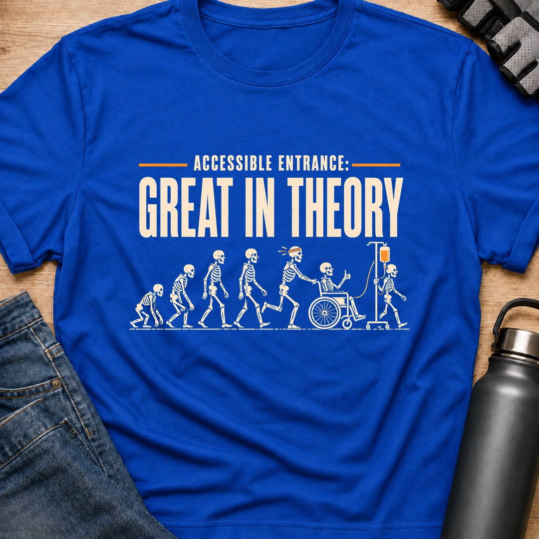 Printify T-Shirt Royal / S Great In Theory T-Shirt Great In Theory T-Shirt