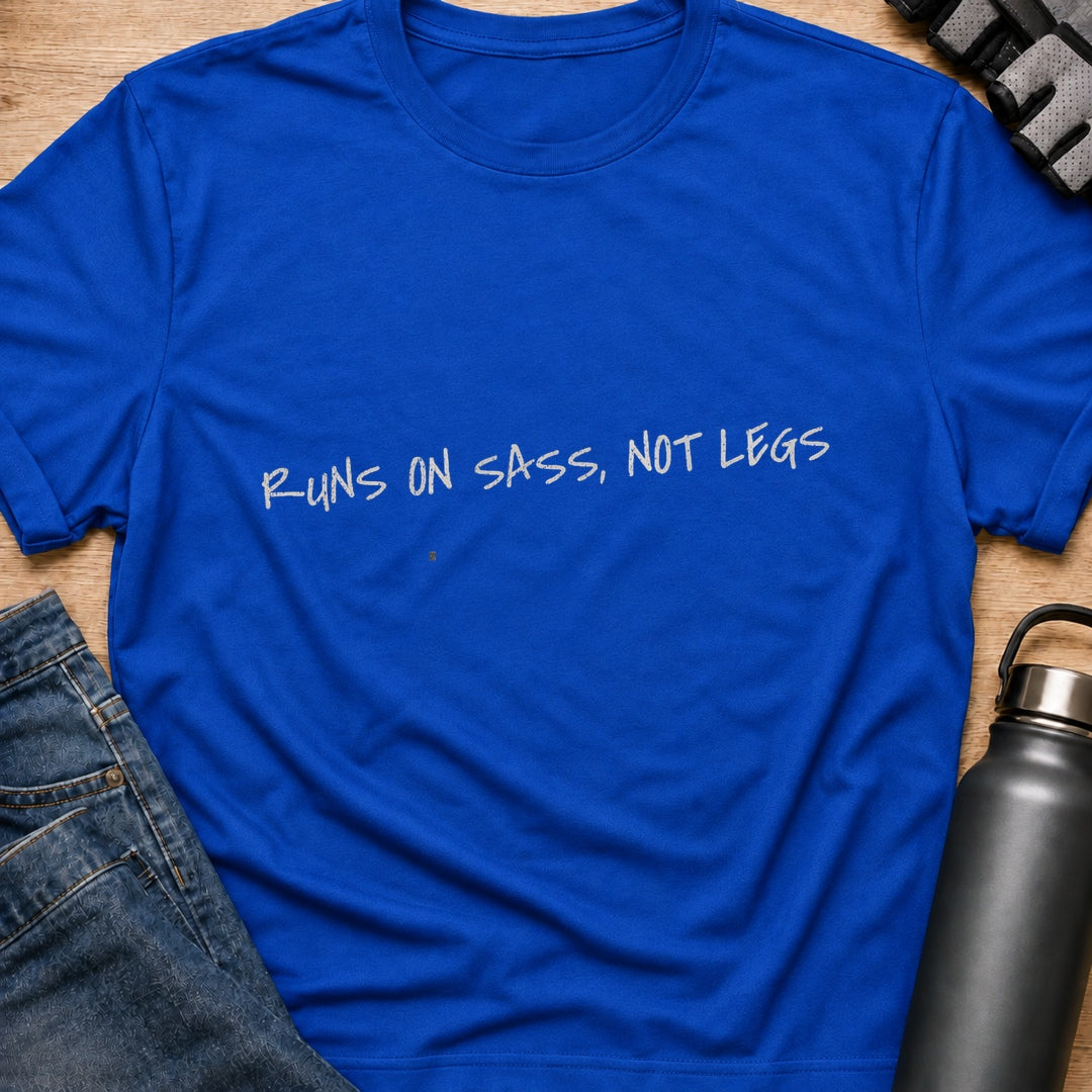Printify T-Shirt Royal / S Run On Sass T-Shirt Run On Sass T-Shirt