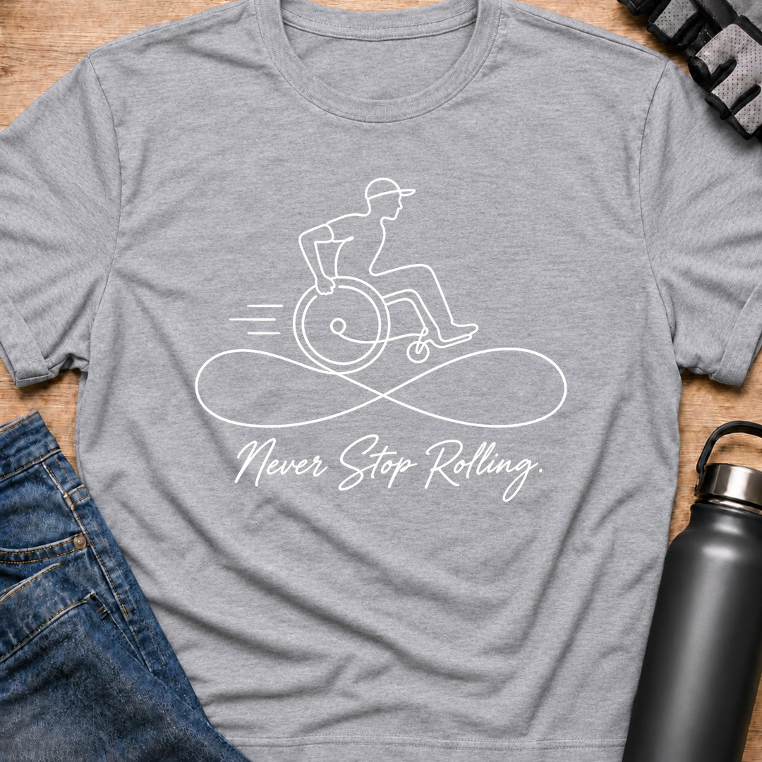 Printify T-Shirt Sport Grey / S Keep Rolling T-Shirt Keep Rolling T-Shirt
