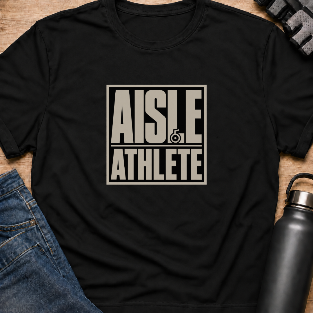 Printify T-Shirt Black / S Aisle Athlete T-Shirt Aisle Athlete T-Shirt