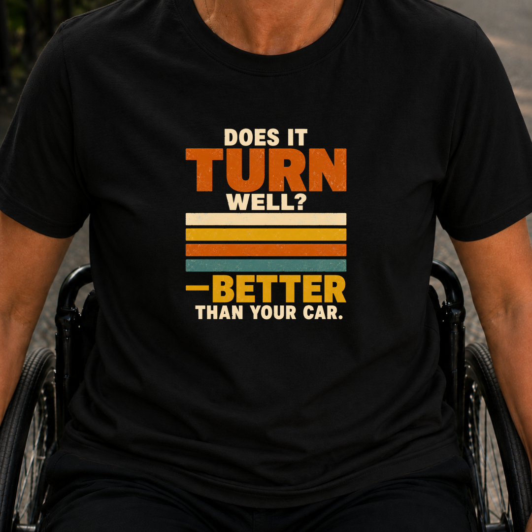 Printify T-Shirt Black / S Does It Turn Well T-Shirt Does It Turn Well T-Shirt
