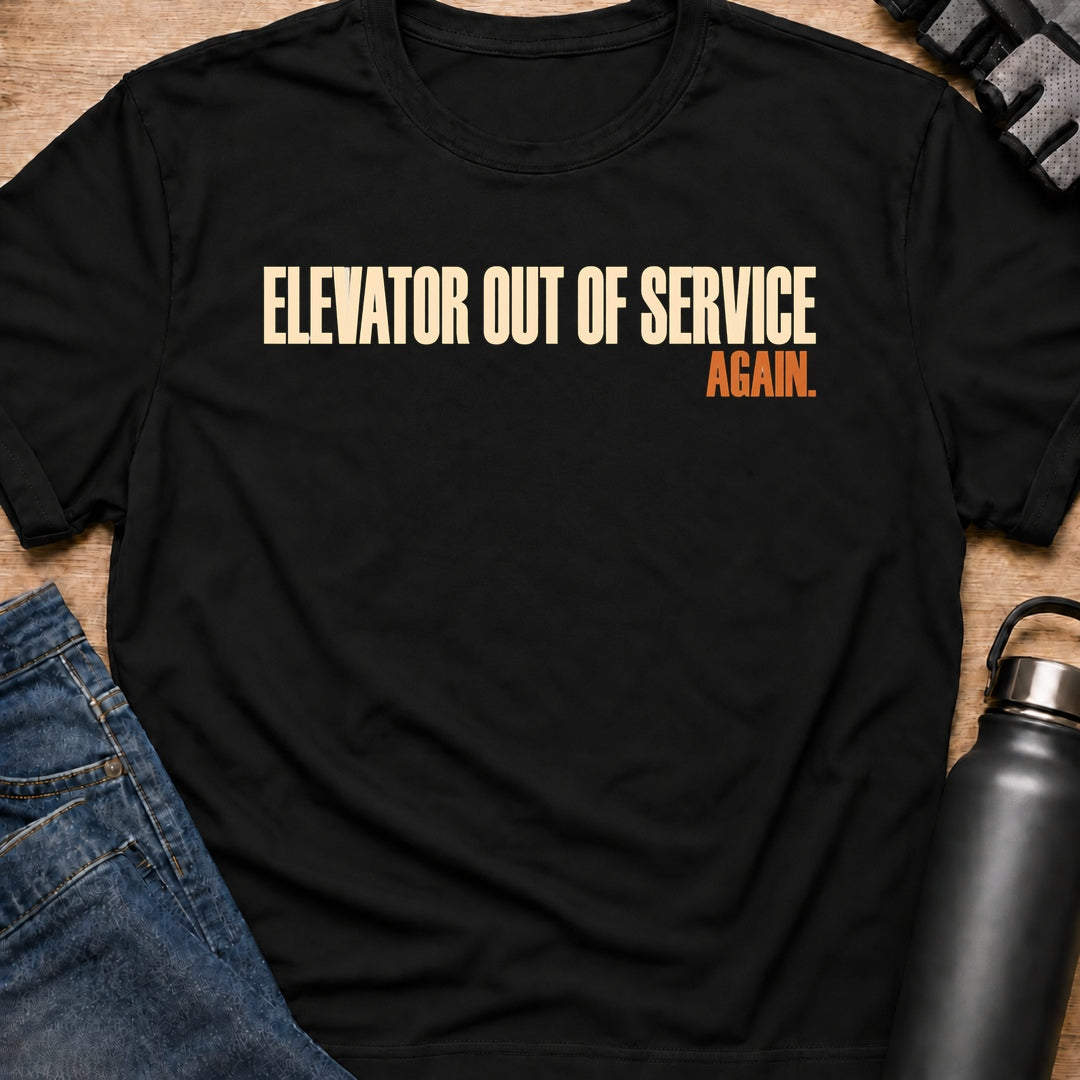 Printify T-Shirt Black / S Elevator Again T-Shirt Elevator Again T-Shirt