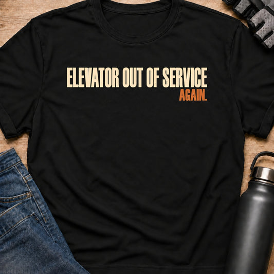 Printify T-Shirt Black / S Elevator Again T-Shirt Elevator Again T-Shirt