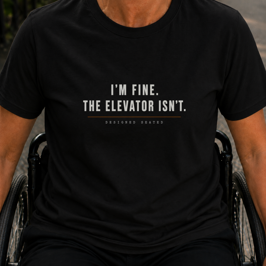 Printify T-Shirt Black / S Elevator Isnt T-Shirt Elevator Isnt T-Shirt