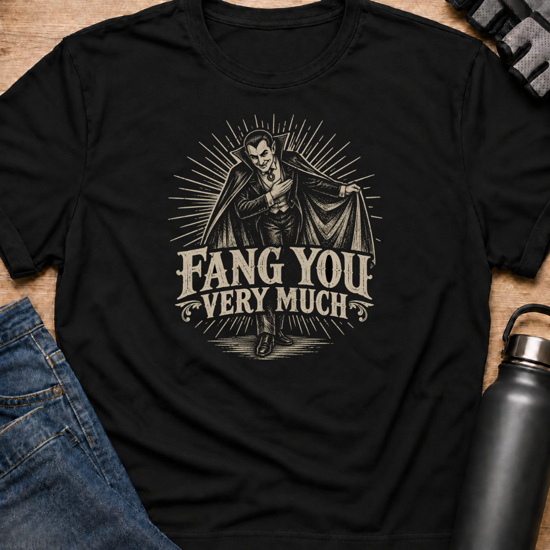 Printify T-Shirt Black / S Fang You T-Shirt Fang You T-Shirt