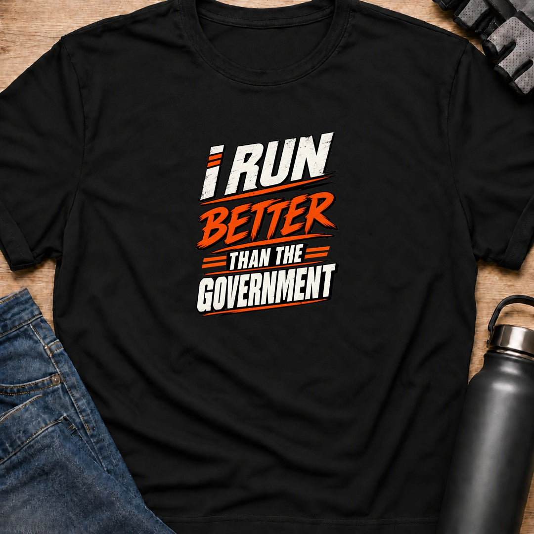 Printify T-Shirt Black / S I Run T-Shirt I Run T-Shirt