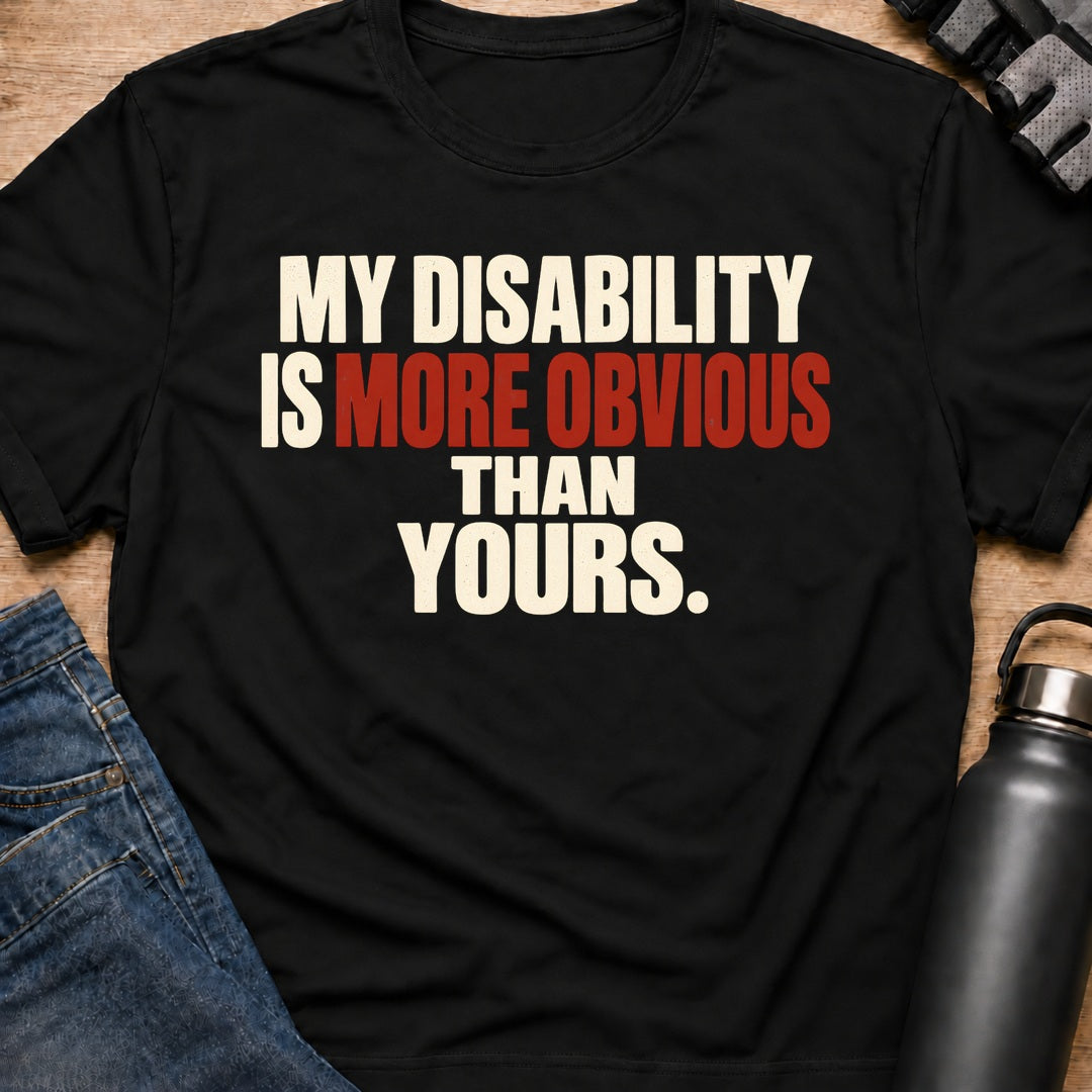 Printify T-Shirt Black / S More Obvious T-Shirt More Obvious T-Shirt