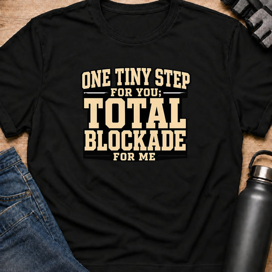Printify T-Shirt Black / S One Tiny Step T-Shirt One Tiny Step T-Shirt