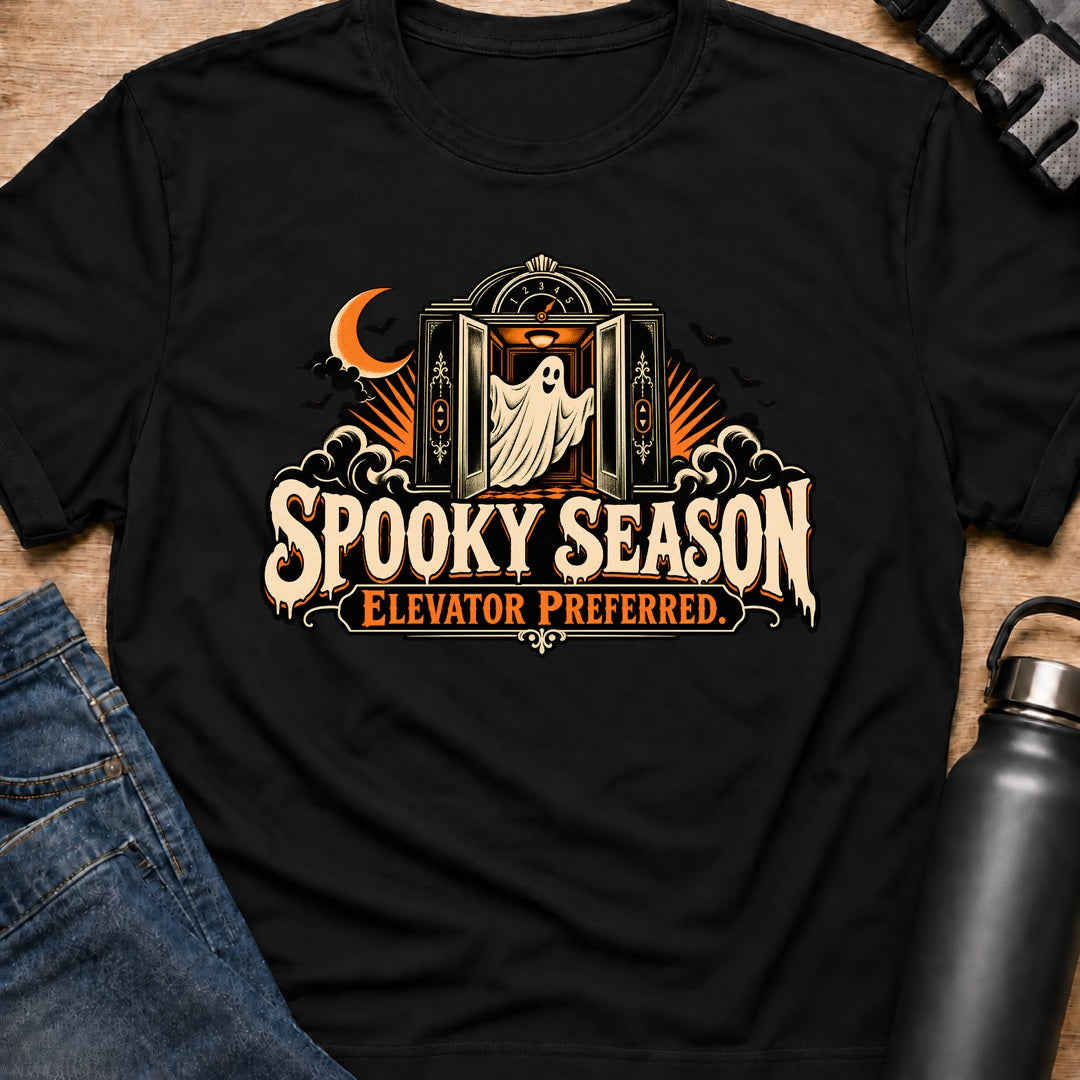 Printify T-Shirt Black / S Spooky Season T-Shirt Spooky Season T-Shirt