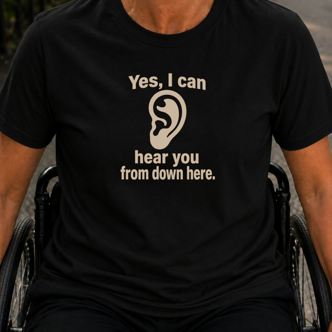 Printify T-Shirt Black / S Yes I Can T-Shirt Yes I Can T-Shirt