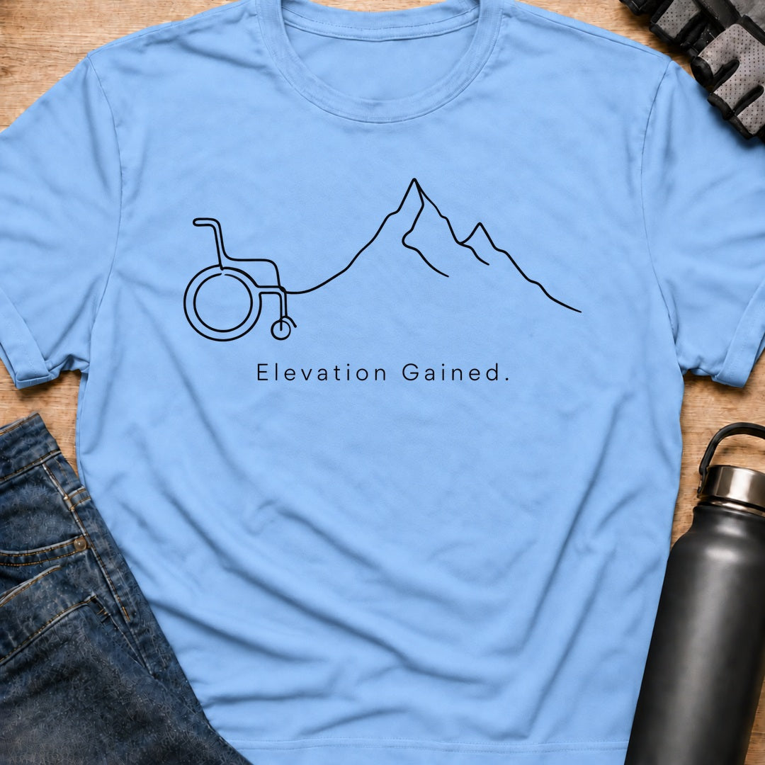 Printify T-Shirt Light Blue / S Elevaation Gained T-Shirt Elevaation Gained T-Shirt