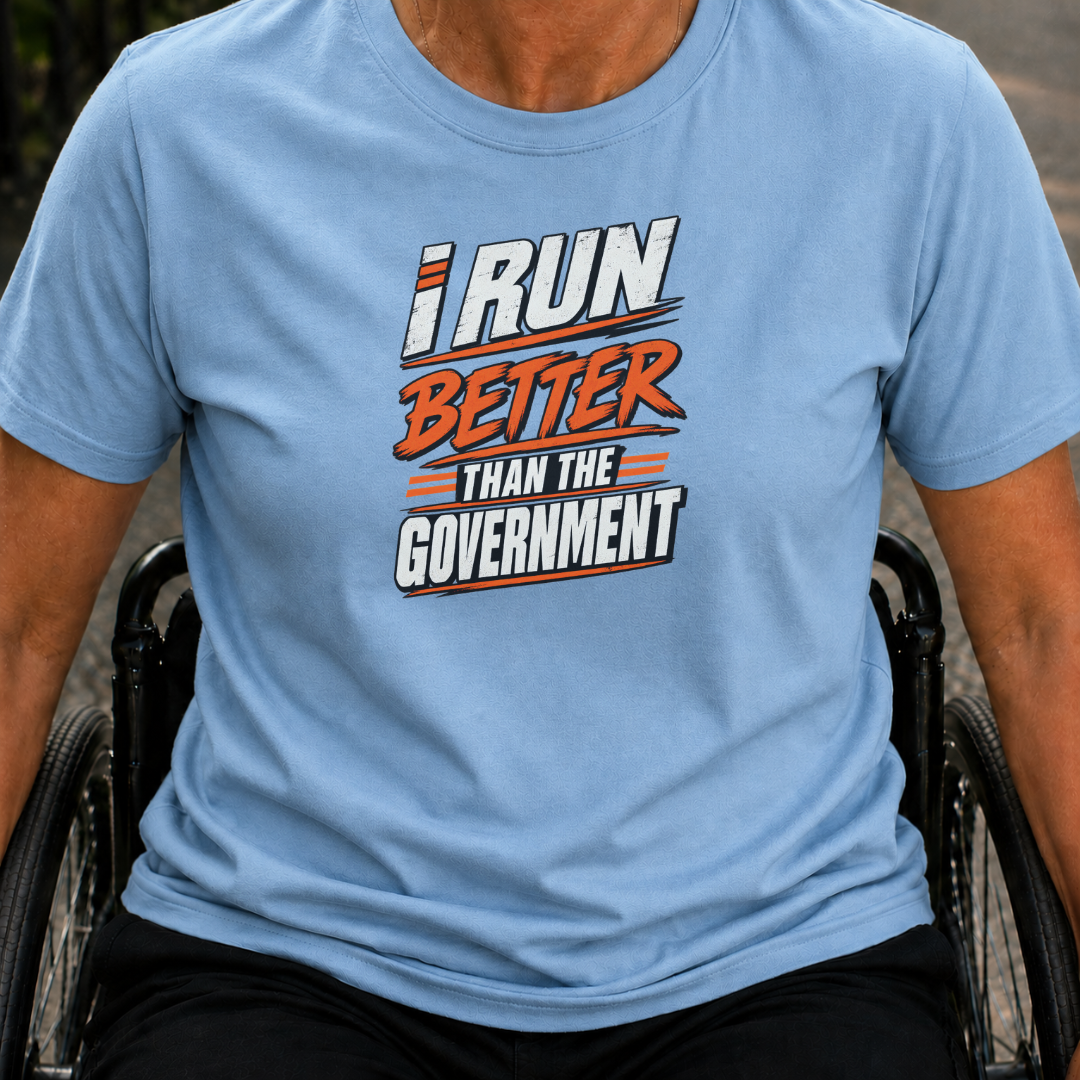 Printify T-Shirt Light Blue / S I Run T-Shirt I Run T-Shirt