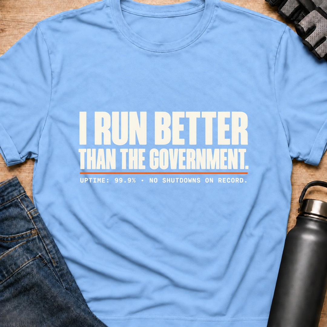Printify T-Shirt Light Blue / S No Shutdowns T-Shirt No Shutdowns T-Shirt