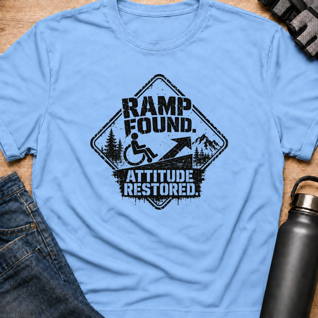 Printify T-Shirt Light Blue / S Ramp Found T-Shirt Ramp Found T-Shirt
