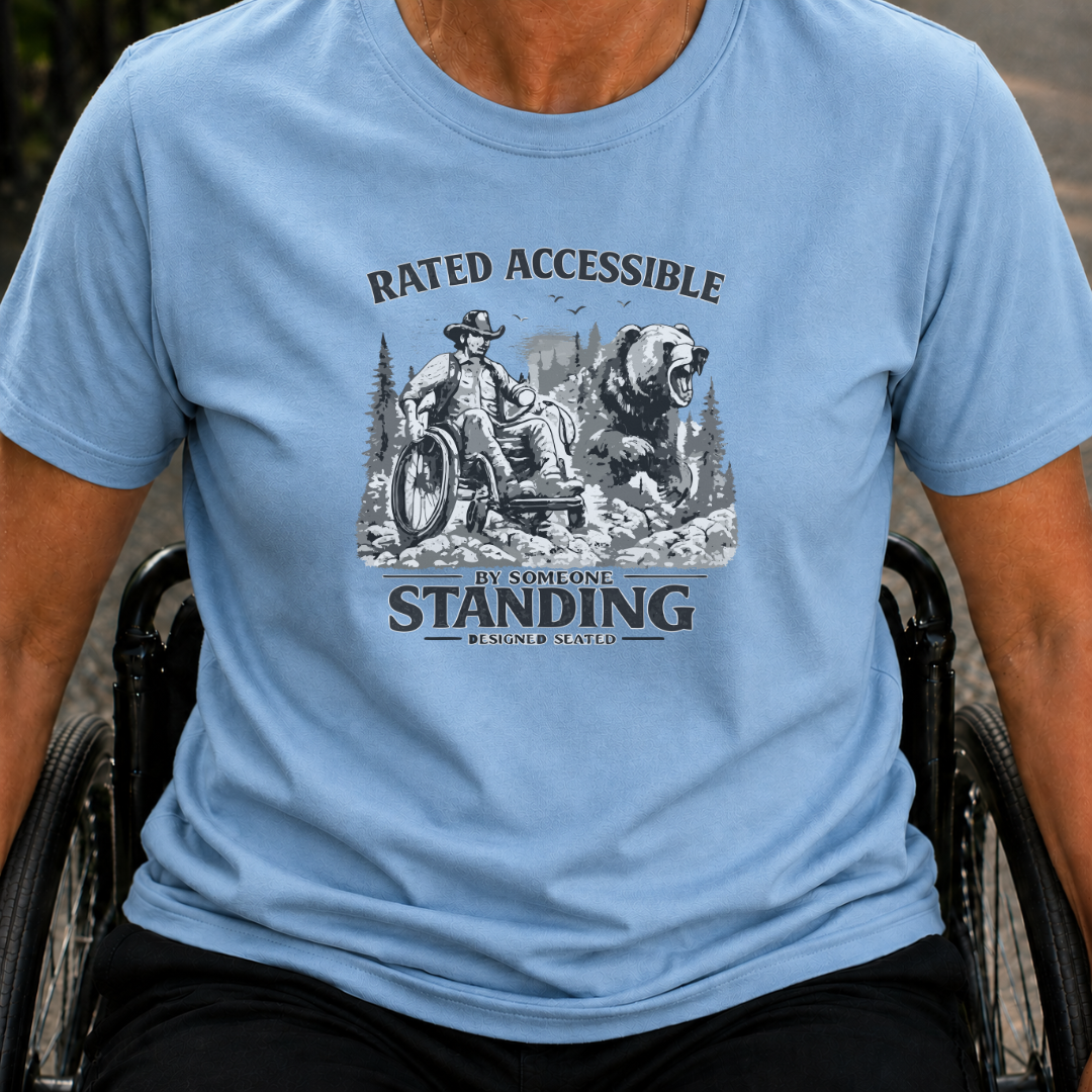 Printify T-Shirt Light Blue / S Rated Accessible T-Shirt Rated Accessible T-Shirt