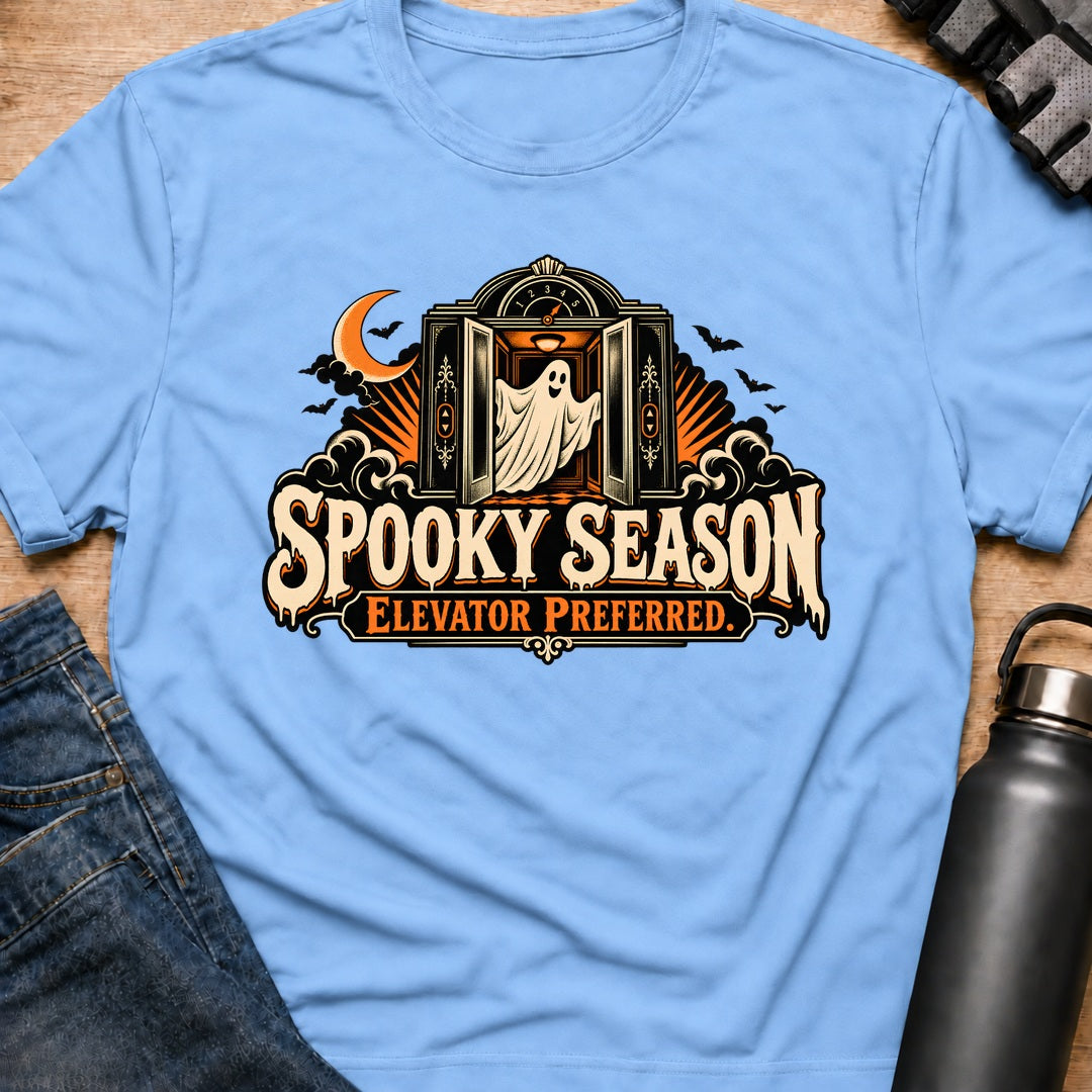 Printify T-Shirt Light Blue / S Spooky Season T-Shirt Spooky Season T-Shirt