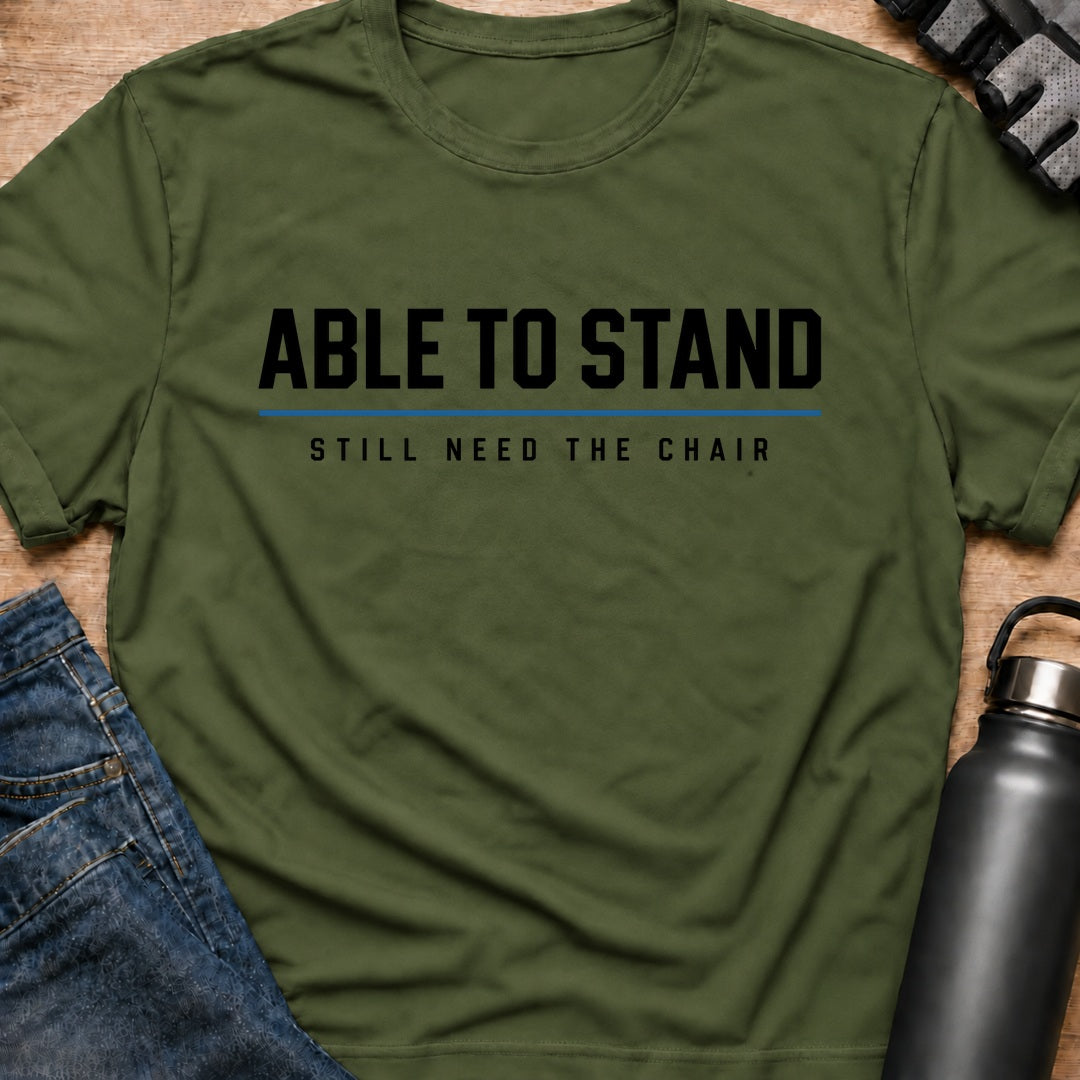 Printify T-Shirt Military Green / S able to stank T-Shirt able to stank T-Shirt