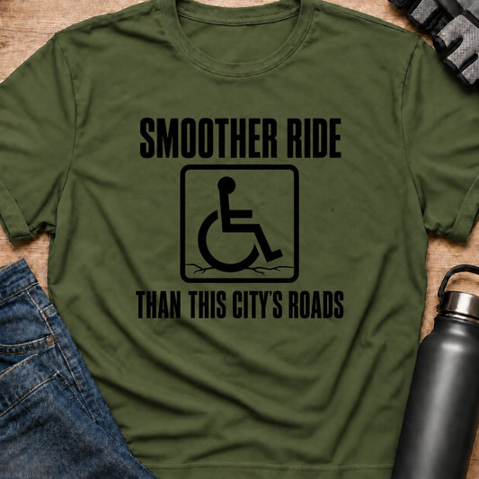 Printify T-Shirt Military Green / S City Roads T-Shirt City Roads T-Shirt