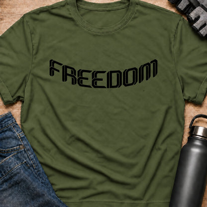 Printify T-Shirt Military Green / S freedom T-Shirt freedom T-Shirt