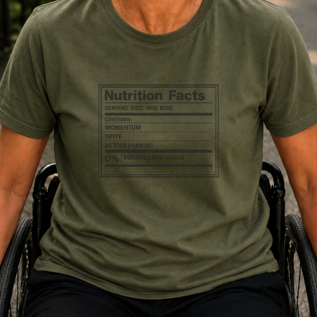 Printify T-Shirt Military Green / S Nutrition Facts T-Shirt Nutrition Facts T-Shirt