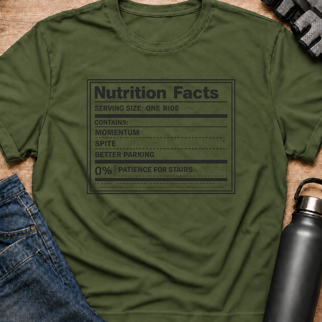 Printify T-Shirt Military Green / S Nutrition Facts T-Shirt Nutrition Facts T-Shirt