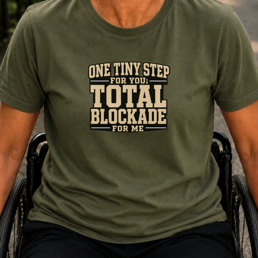Printify T-Shirt Military Green / S One Tiny Step T-Shirt One Tiny Step T-Shirt