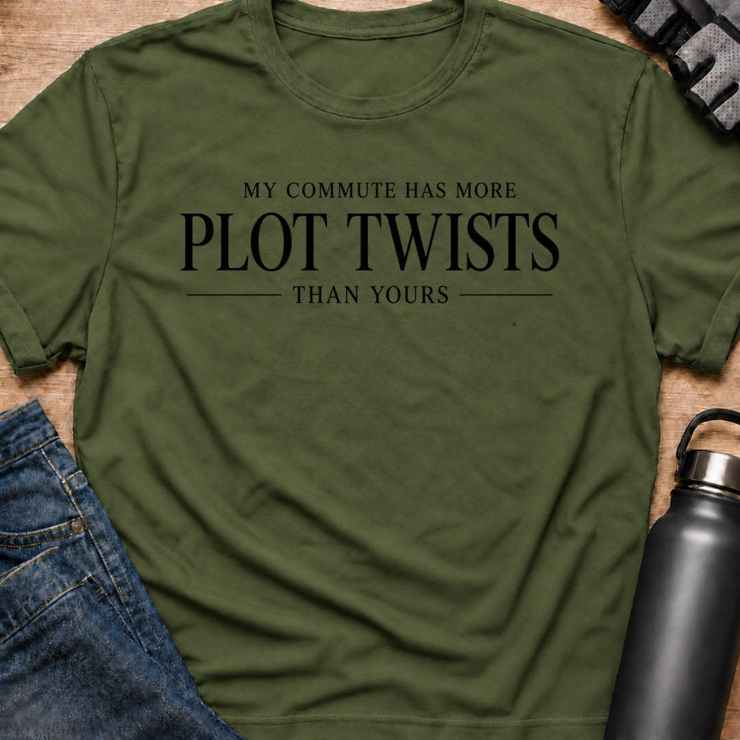 Printify T-Shirt Military Green / S Plot Twists T-Shirt Plot Twists T-Shirt