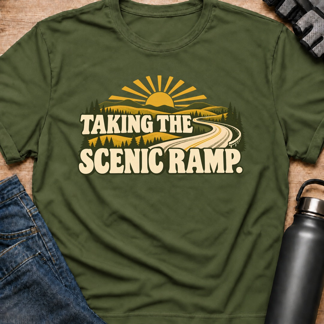 Printify T-Shirt Military Green / S Scenic Ramp T-Shirt Scenic Ramp T-Shirt