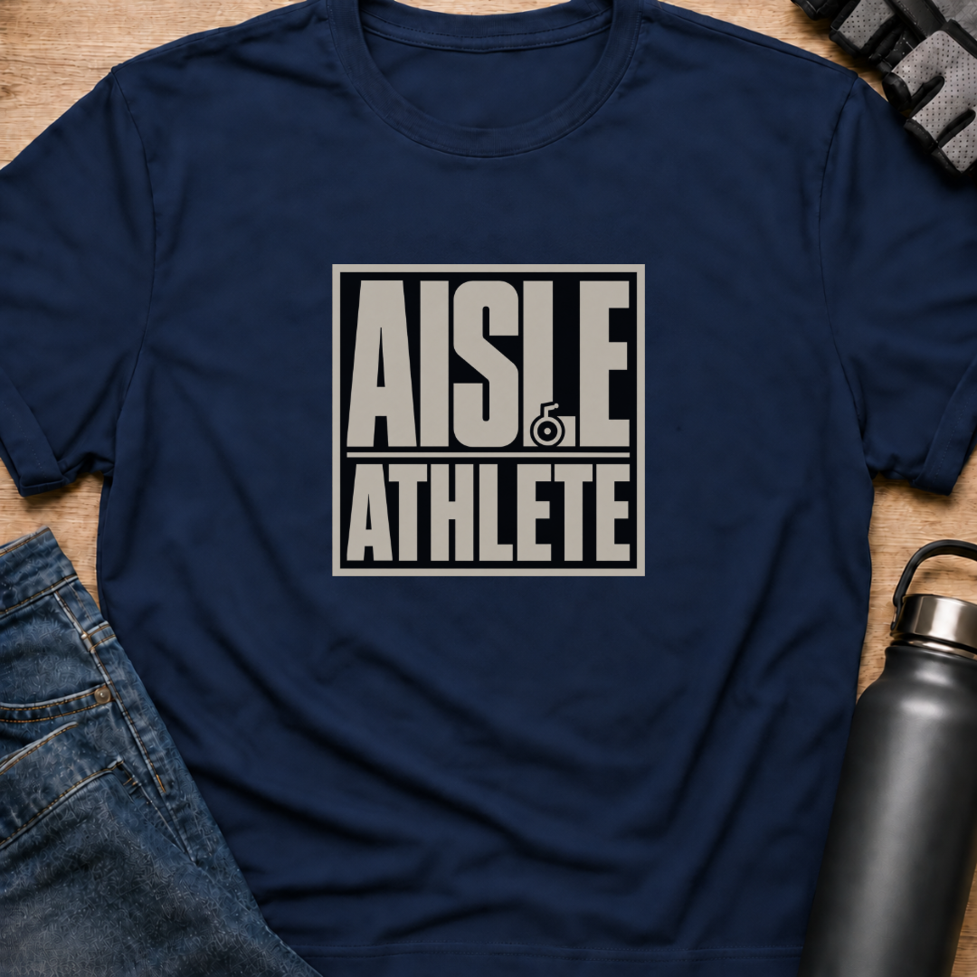 Printify T-Shirt Navy / S Aisle Athlete T-Shirt Aisle Athlete T-Shirt