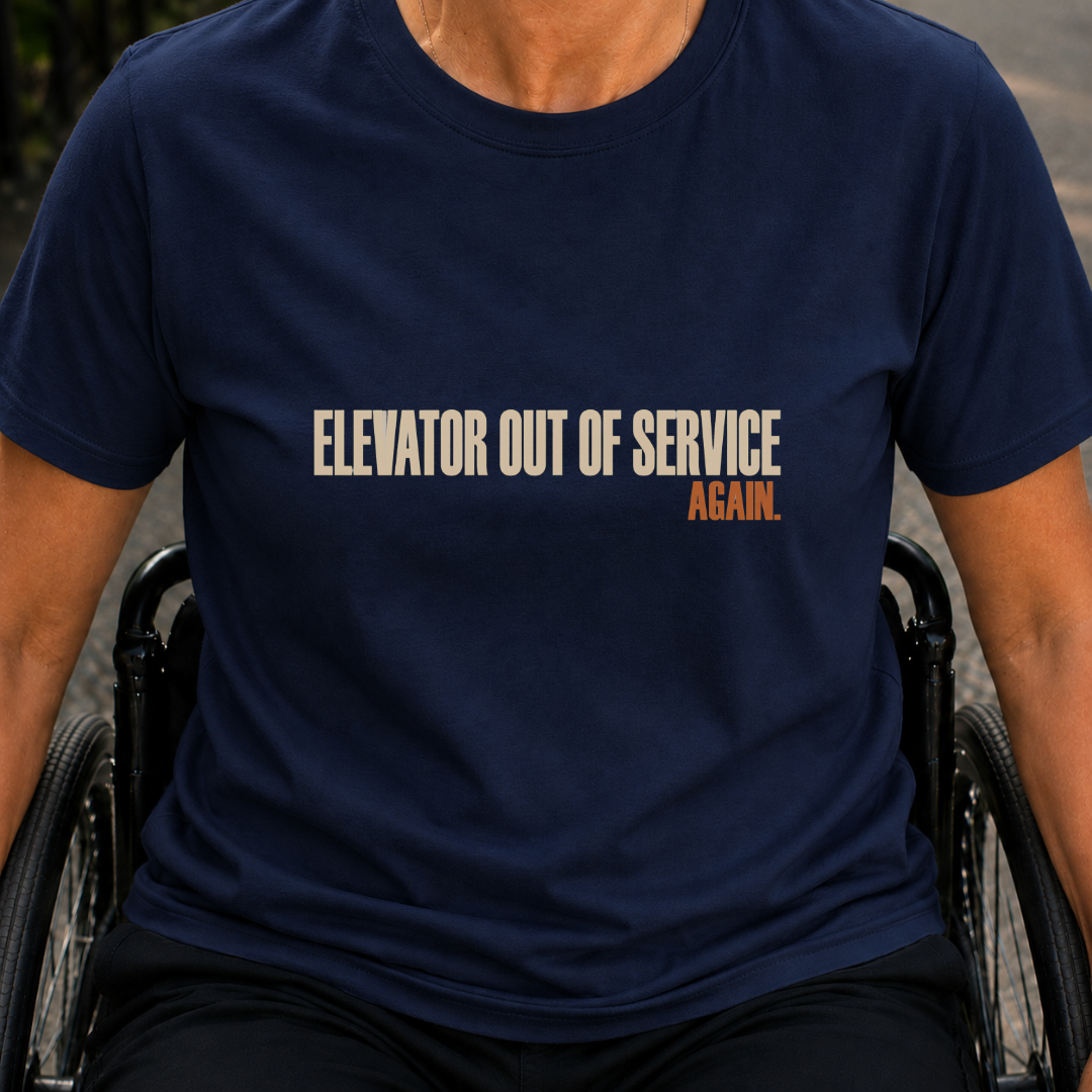 Printify T-Shirt Navy / S Elevator Again T-Shirt Elevator Again T-Shirt