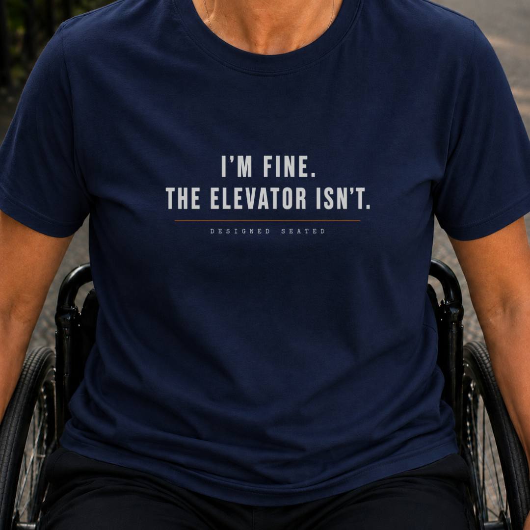 Printify T-Shirt Navy / S Elevator Isnt T-Shirt Elevator Isnt T-Shirt