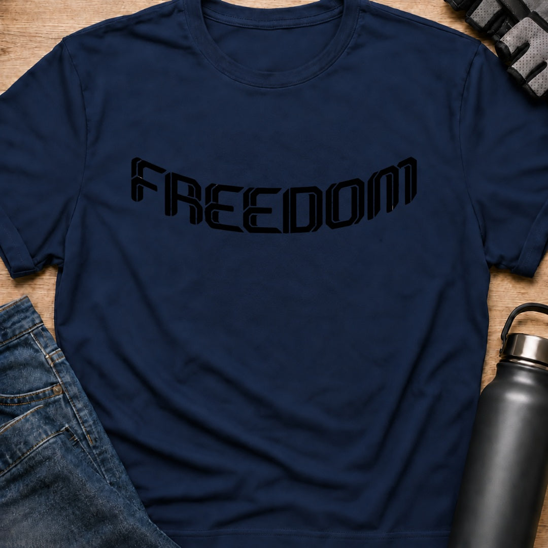 Printify T-Shirt Navy / S freedom T-Shirt freedom T-Shirt
