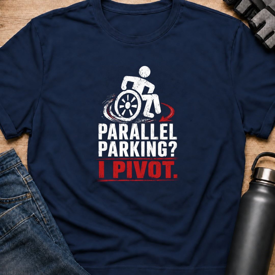 Printify T-Shirt Navy / S I Pivot. T‑Shirt I Pivot. T‑Shirt