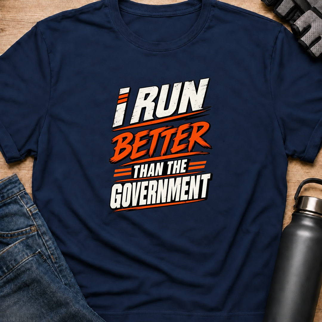 Printify T-Shirt Navy / S I Run T-Shirt I Run T-Shirt