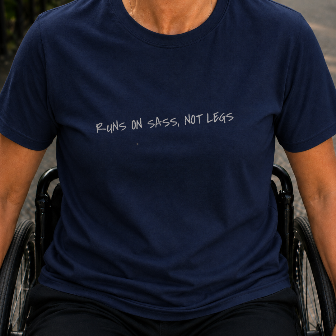 Printify T-Shirt Navy / S Run On Sass T-Shirt Run On Sass T-Shirt