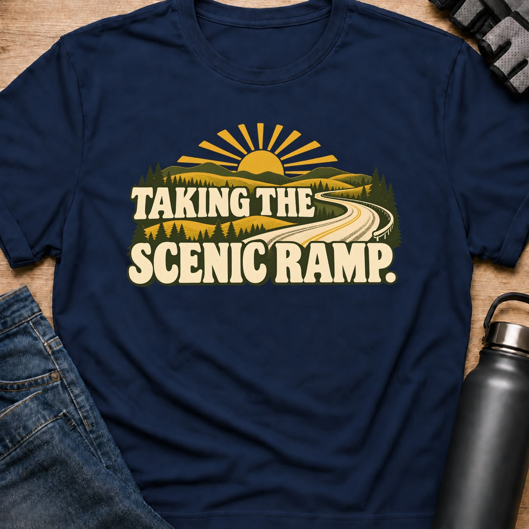 Printify T-Shirt Navy / S Scenic Ramp T-Shirt Scenic Ramp T-Shirt