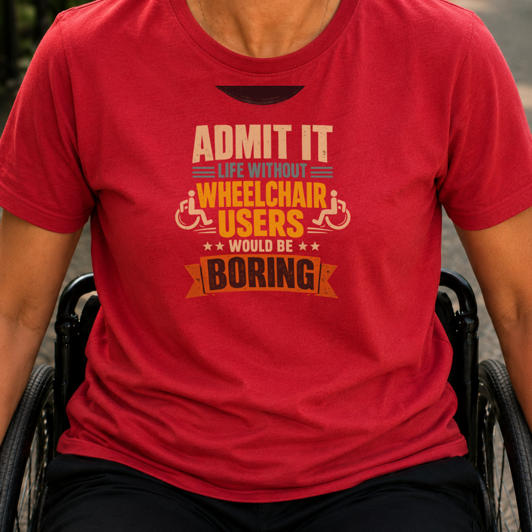 Printify T-Shirt Red / S Admit It T-Shirt Admit It T-Shirt