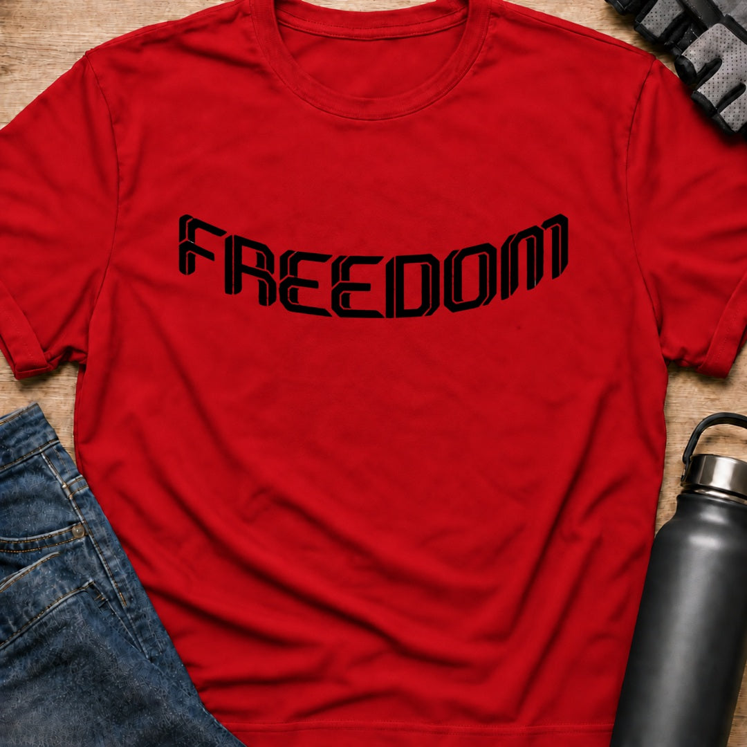 Printify T-Shirt Red / S freedom T-Shirt freedom T-Shirt