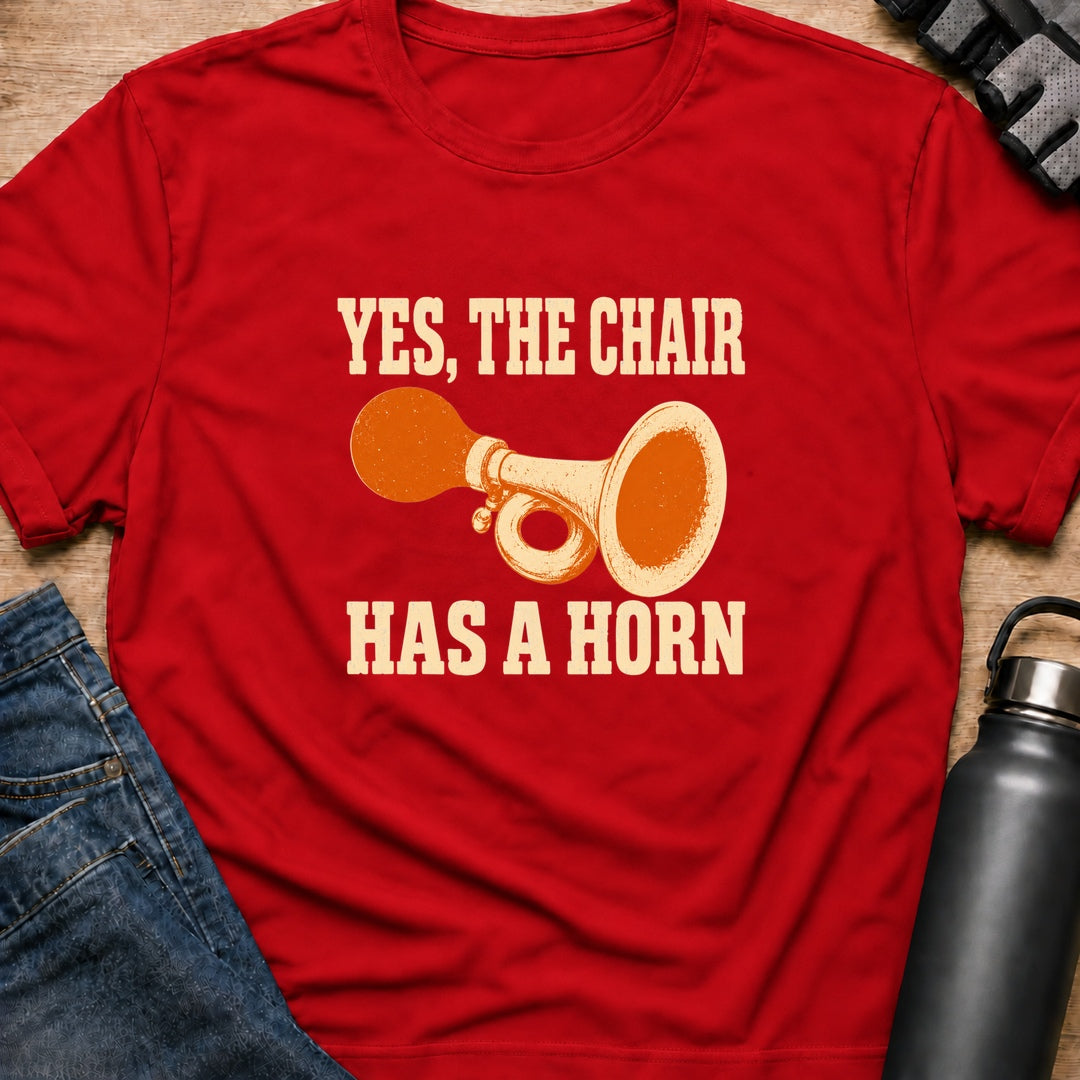 Printify T-Shirt Red / S Horn T-Shirt Horn T-Shirt