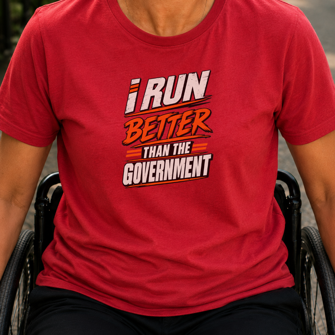 Printify T-Shirt Red / S I Run T-Shirt I Run T-Shirt