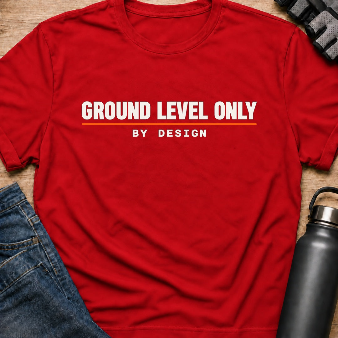 Printify T-Shirt Red / S NB23   Head Down Chair Up T-Shirt NB23   Head Down Chair Up T-Shirt