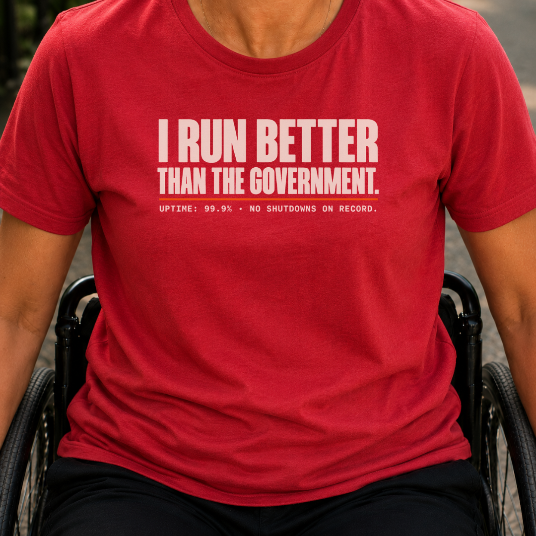 Printify T-Shirt Red / S No Shutdowns T-Shirt No Shutdowns T-Shirt