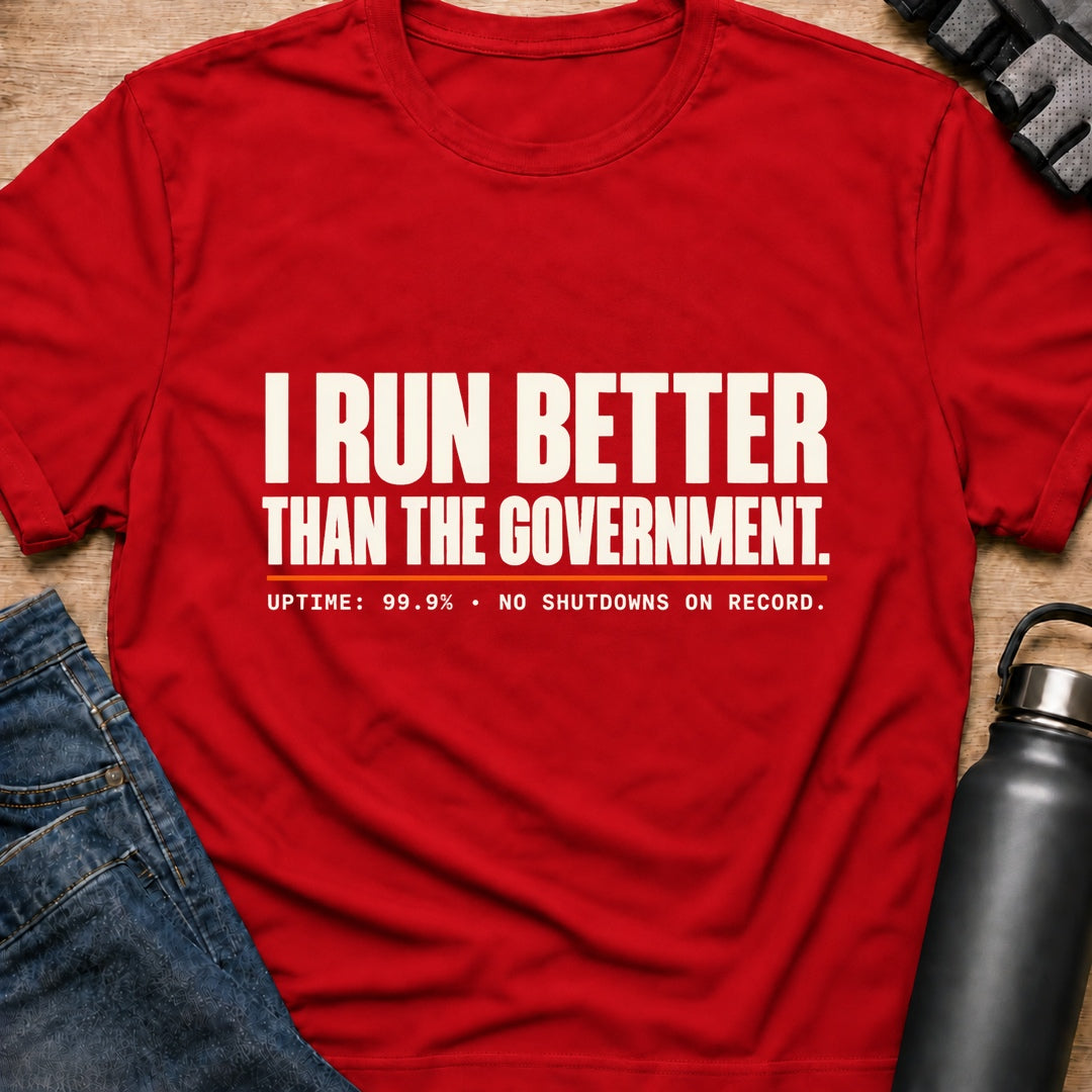 Printify T-Shirt Red / S No Shutdowns T-Shirt No Shutdowns T-Shirt
