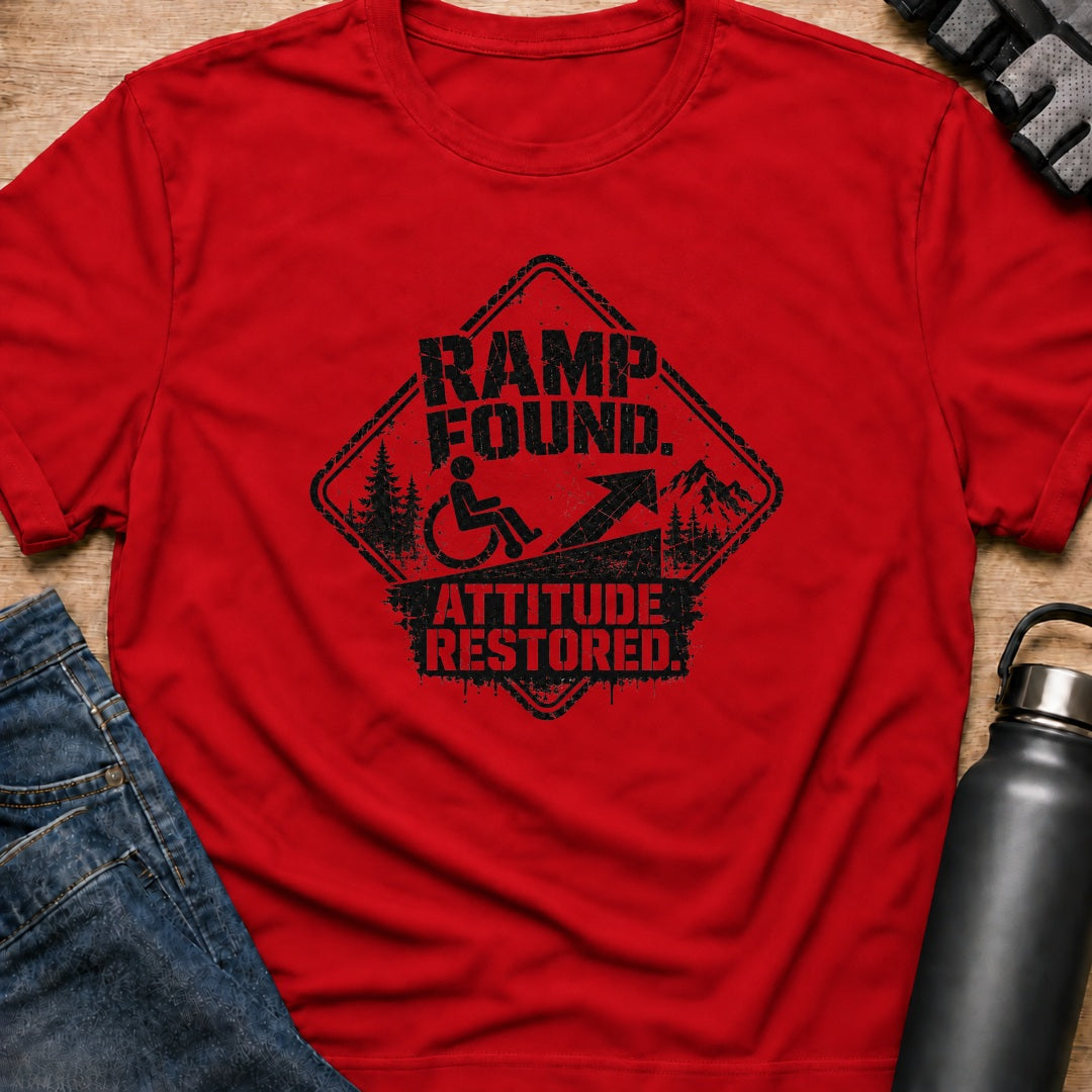 Printify T-Shirt Red / S Ramp Found T-Shirt Ramp Found T-Shirt