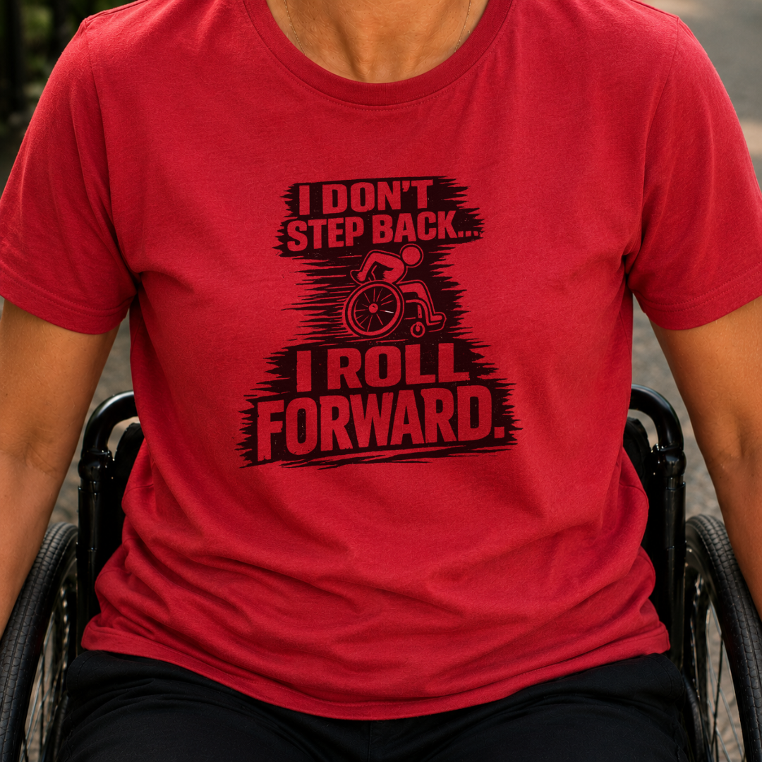 Printify T-Shirt Red / S Roll Forward T-Shirt Roll Forward T-Shirt