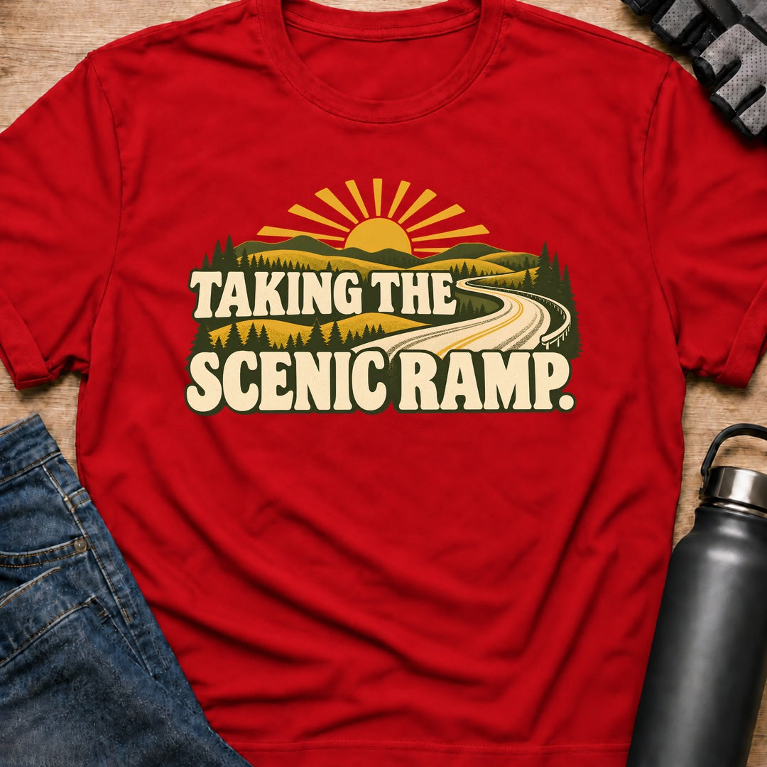Printify T-Shirt Red / S Scenic Ramp T-Shirt Scenic Ramp T-Shirt