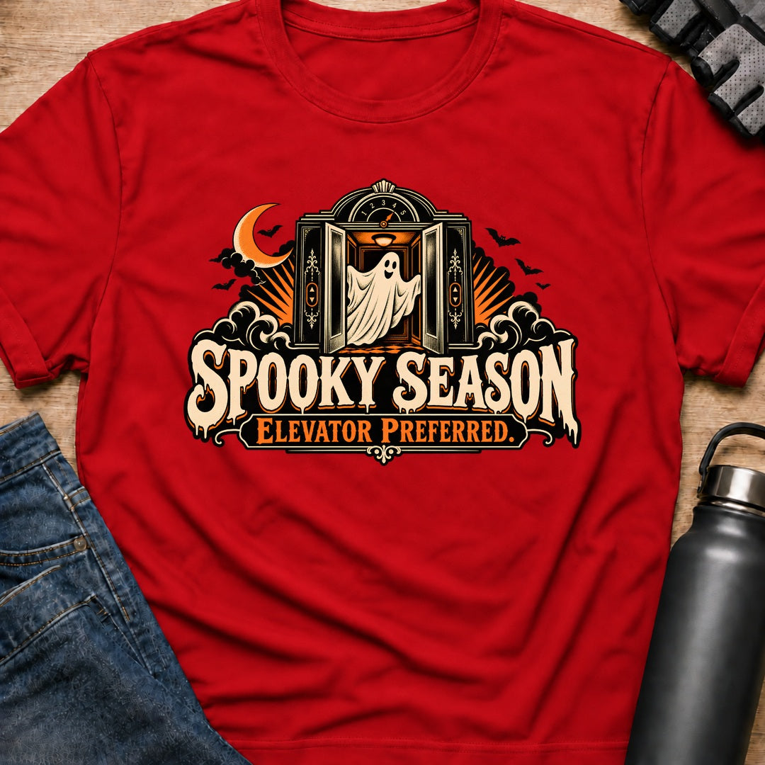 Printify T-Shirt Red / S Spooky Season T-Shirt Spooky Season T-Shirt